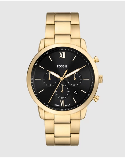 Fossil - Neutra Gold Tone Chronograph Watch