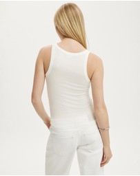 Cotton On - Sheer Layer Scoop Tank