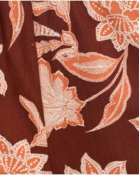 Petal & Pup - Samira Wide Leg Pant - Orange Floral