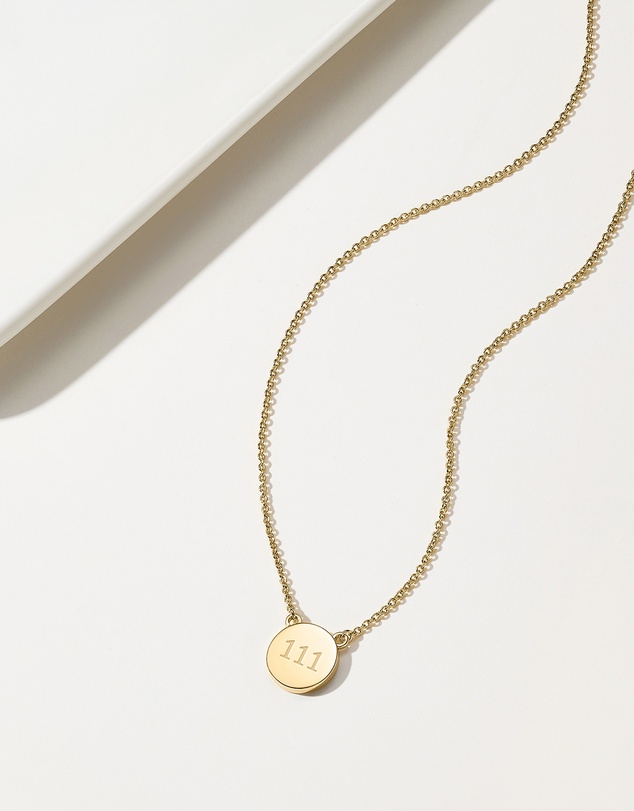 Mestige - Angel Number Necklace 111 - 18K Gold Plated