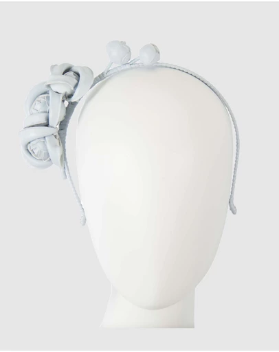 Max Alexander - Leather Flowers Headband