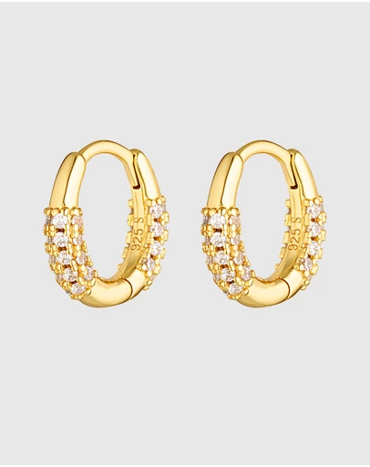 HOUSE OF SLANI - Mon Crystal Hoops