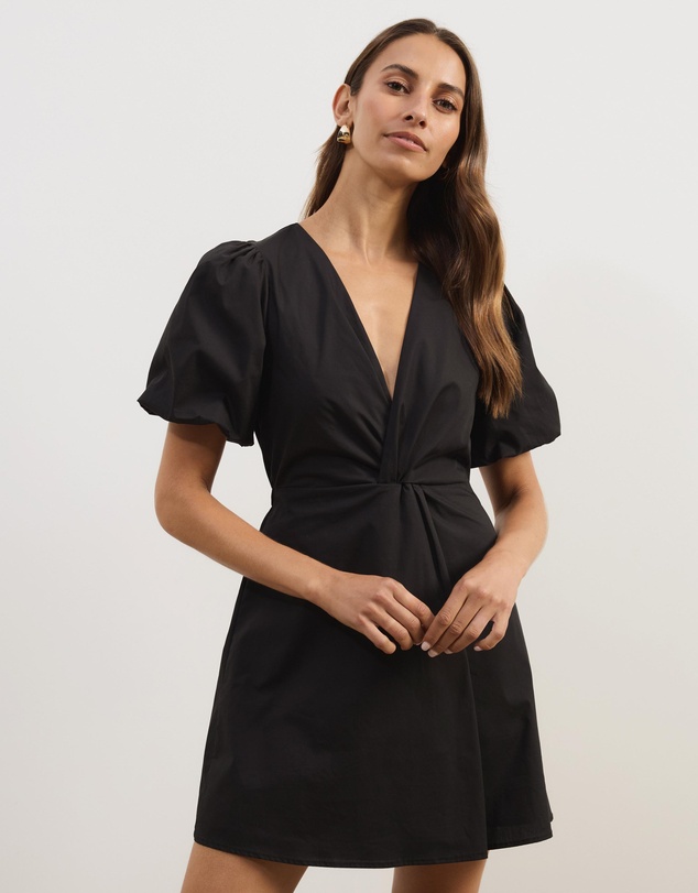Atmos&Here - Cole Cotton Poplin Mini Dress