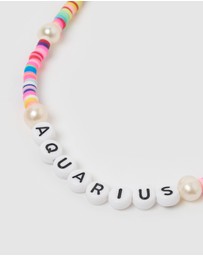 Miz Casa and Co - Aquarius Star Sign Necklace
