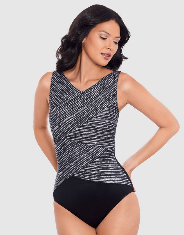 Miraclesuit Swimwear  - Selenite Brio High Neck Underwired One-Piece Shaping Swimsuit