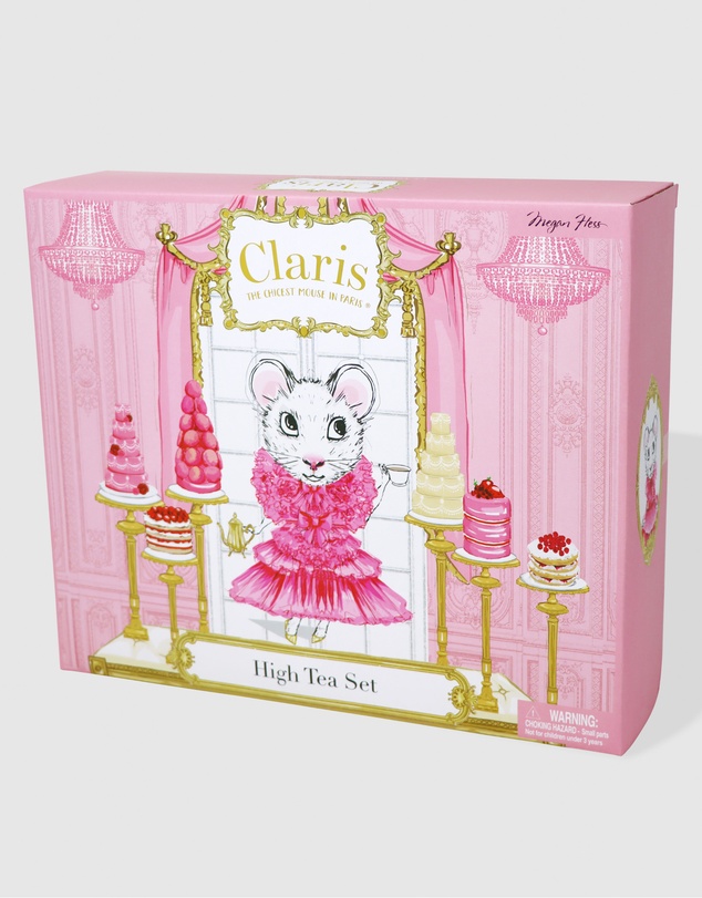 Claris The Chicest Mouse In Paris By Pink Poppy - Claris High Tea Set