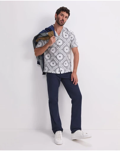 Sportscraft - Bandana Short Sleeve Resort Shirt