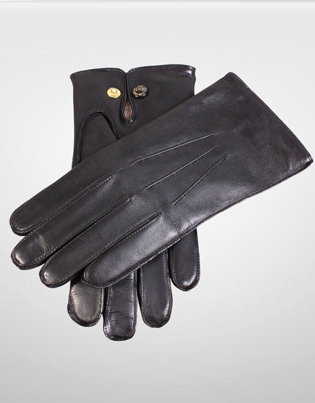 DENTS - Officers Classic Leather Gloves w 100% Wool Lining