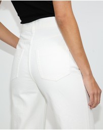 Dazie - London High Waisted Wide Leg Jeans