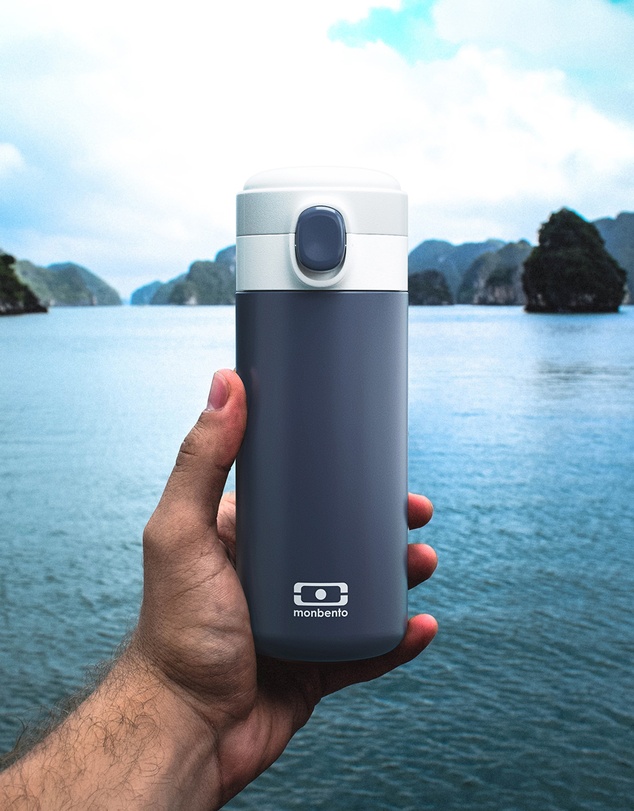 Monbento - Monbento Mb Pop Insulated Bottle - Blue Infinity