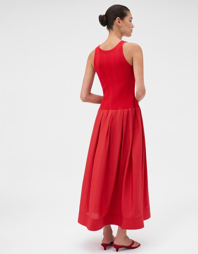 Oroton - Knit Bodice Midi Dress