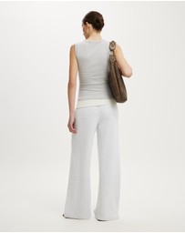 Cotton On - Fold Over Waistband Sweatpant