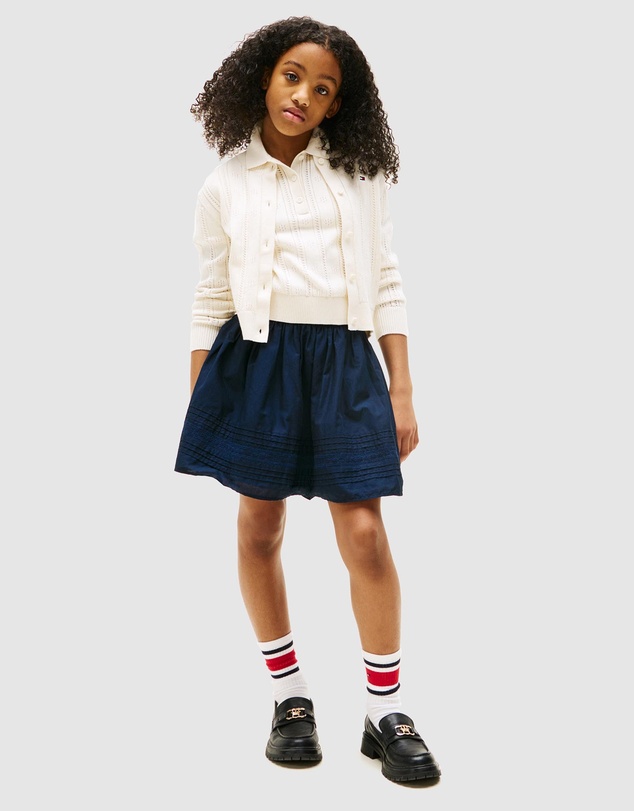 Tommy Hilfiger - Pointelle Relaxed Cardigan - Kids