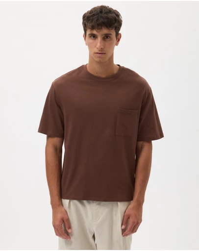 AERE - Relaxed Fit Pocket Tee
