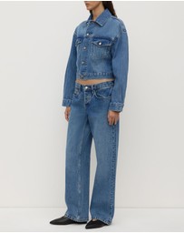 Assembly Label - Cropped Denim Jacket