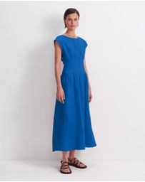 Sportscraft - Ariana Pintuck Linen Dress