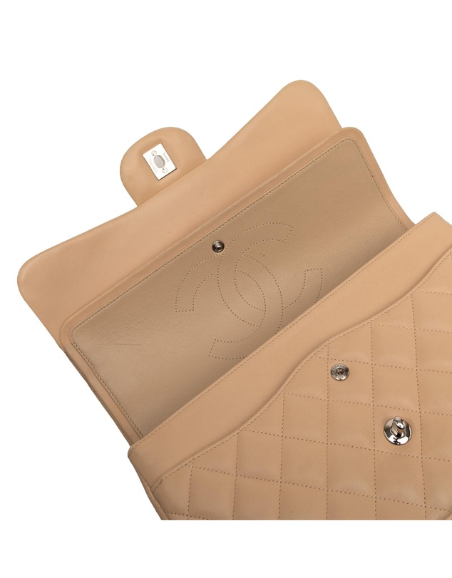 Pre-Loved by Azura Reborn - Pre-Loved Jumbo Classic Lambskin Double Flap