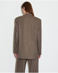 COS - Collarless Wool-Blend Blazer