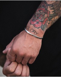 Haze & Glory - ICONIC EXCLUSIVE - Bracelet Bangle Twist in 925 Sterling Silver