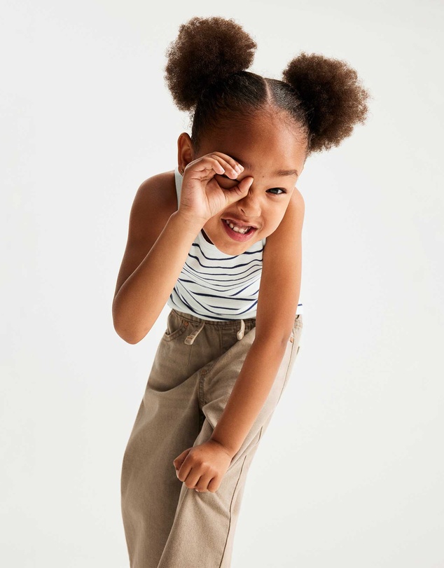 Cotton On Kids - Relaxed Wide Leg Denim Jean