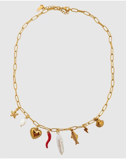 Miz Casa and Co - Sabina Charm Necklace