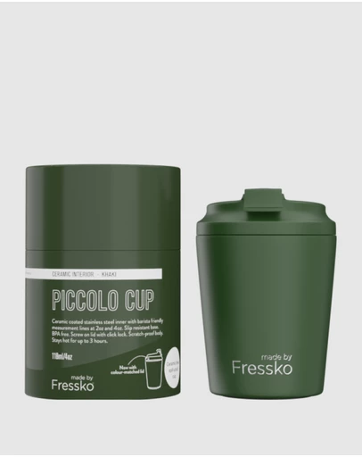 Fressko - Piccolo 4oz Reusable Ceramic Lined Coffee Cup