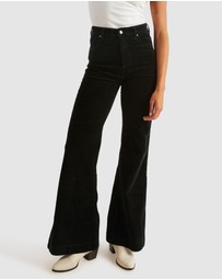 Rolla's - Eastcoast Flare Jean - Velvet Black