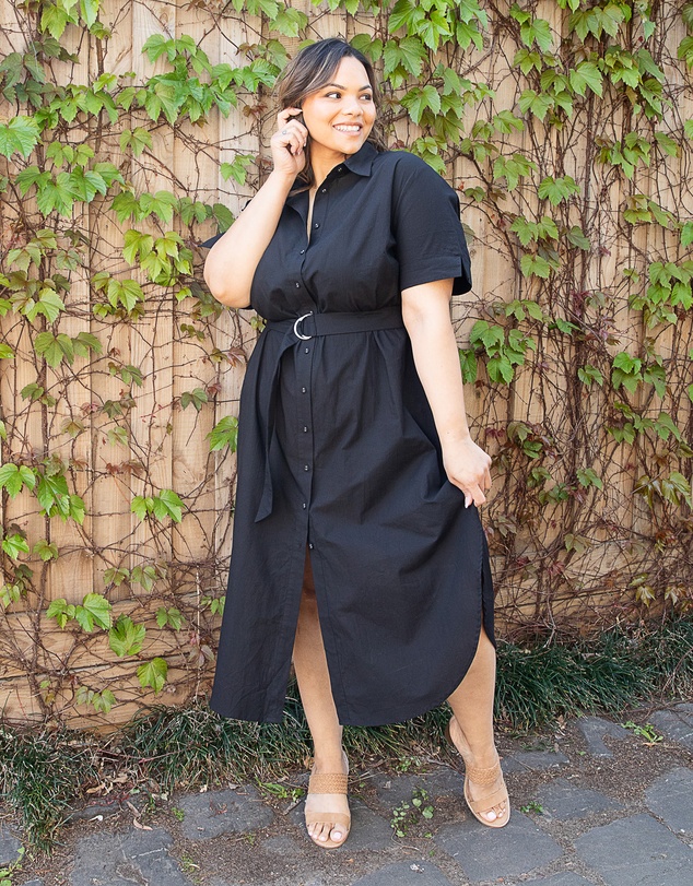 Love Your Wardrobe - Molly Poplin Shirt Dress