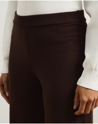 Atmos&Here - Wendy Wide Leg Knitted Pants