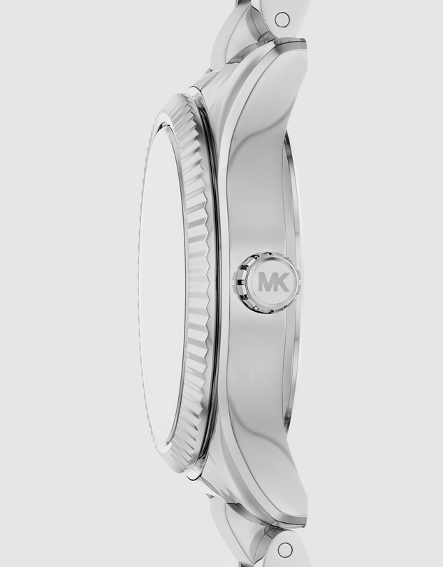 Michael Kors - Lexington Silver Tone Analogue Watch