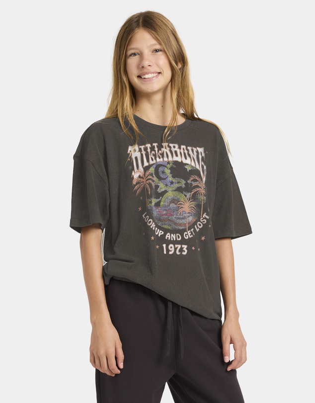 Billabong Kids - Girls 6 to 16 Celestial Being Oversized T-Shirt
