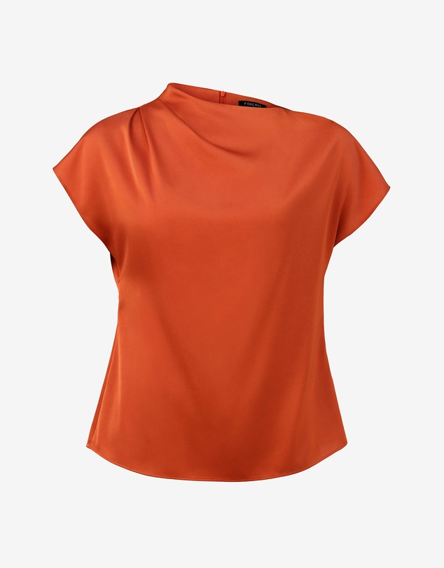 Forcast - Zafina Pleated Draped Top
