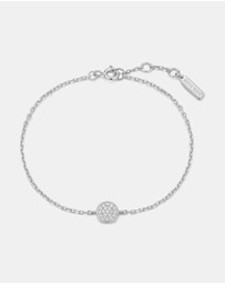 Ania Haie - Silver Pave Disc Bracelet