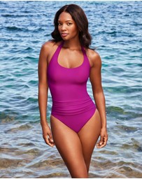Miraclesuit Swimwear  - Rock Solid Utopia Wired Halter One-Piece Shaping Swimsuit