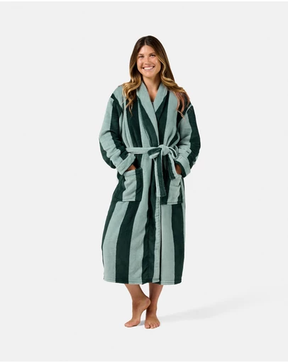 Linen House - Ocean City Plush Robe