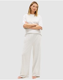 Tommy Hilfiger - Essential Terry Wide Leg Lounge Trousers