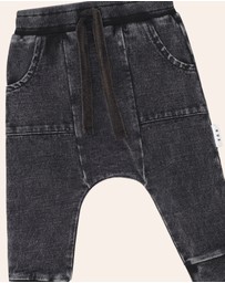 Huxbaby - Knit Denim 5 Pocket Pants - Babies-Kids