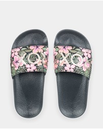 Roxy - Girls 8 to 16 Slippy II Slides