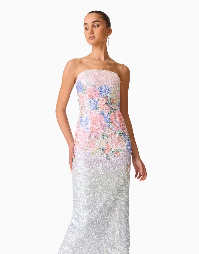 Elliatt - Lurea Strapless Midi Dress