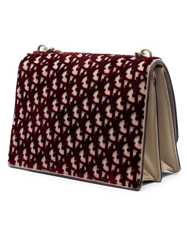 Pre-Loved by Azura Reborn - Pre-Loved Large Oblique Canvas and Velvet Diorama Flap