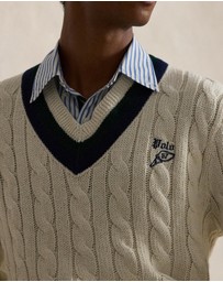Polo Ralph Lauren - Embroidered Cotton-Blend Cricket Sweater