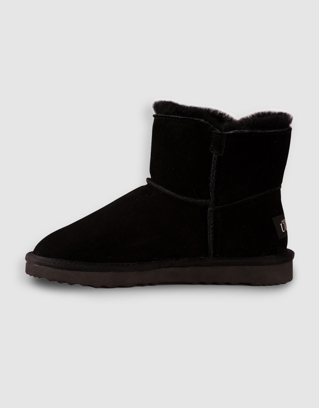 AusWooli Ugg Boots - Cabarita Short Sheepskin Wool Button Boots