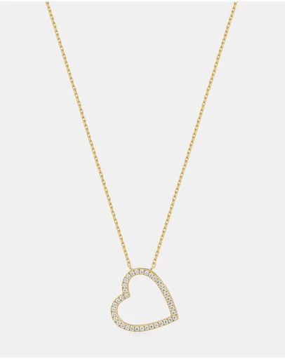 Ania Haie - Ania Haie Gold Heart Pendant Necklace