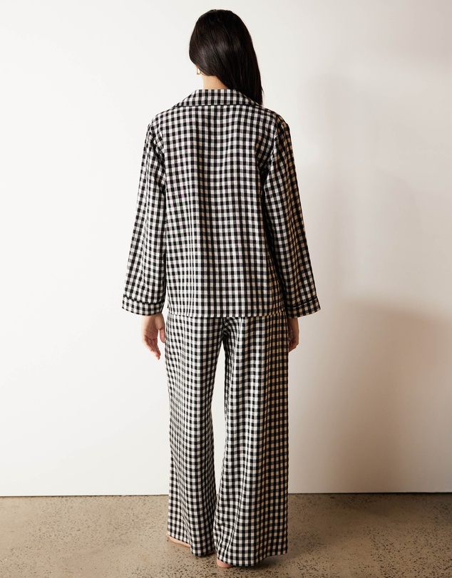 Atmos&Here - Ava Gingham Long PJ Set
