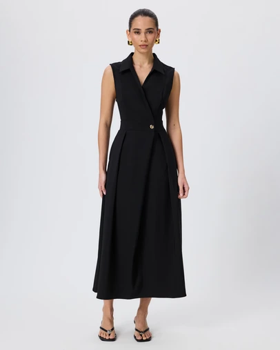 Tussah - Julia Wrap Tailored Midi Dress
