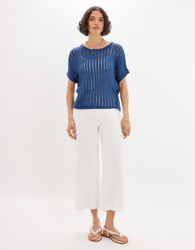 Amelius - Greta Short Sleeve Knit Top