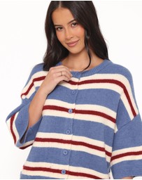 Petal & Pup - Lilith Knit Top - Blue Stripe