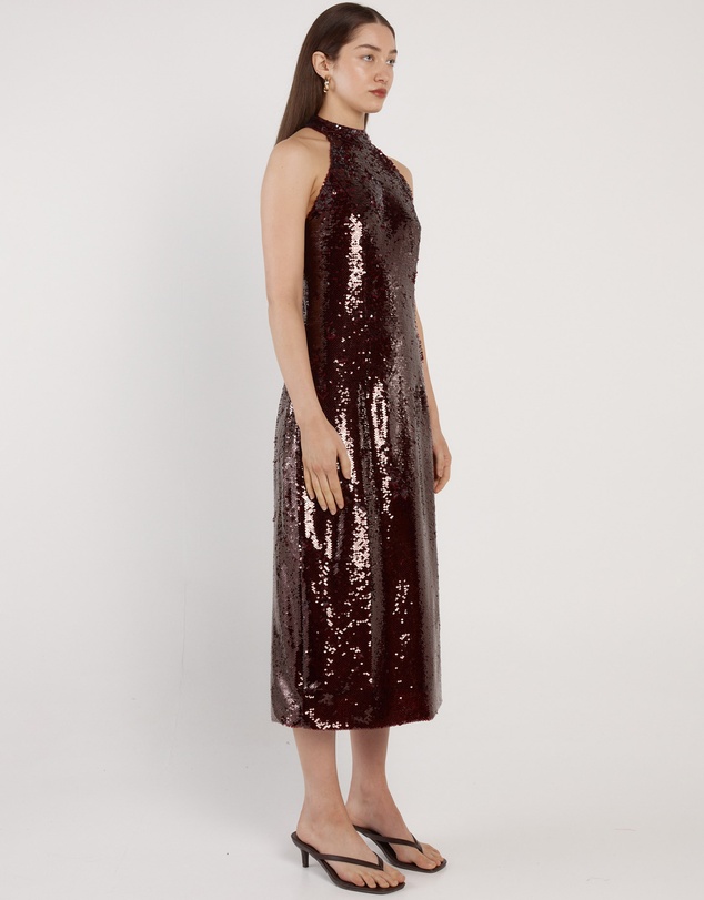 Fate + Becker - Juliette Sequin Halter Dress