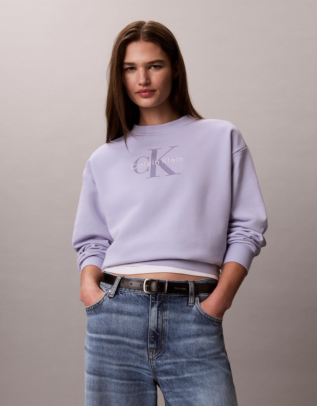 Calvin Klein Jeans - French Terry Monologo Crewneck Sweatshirt