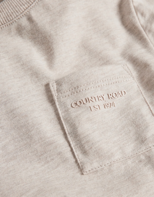 Country Road - Australian Cotton Relaxed Short Sleeve Pocket T-shirt